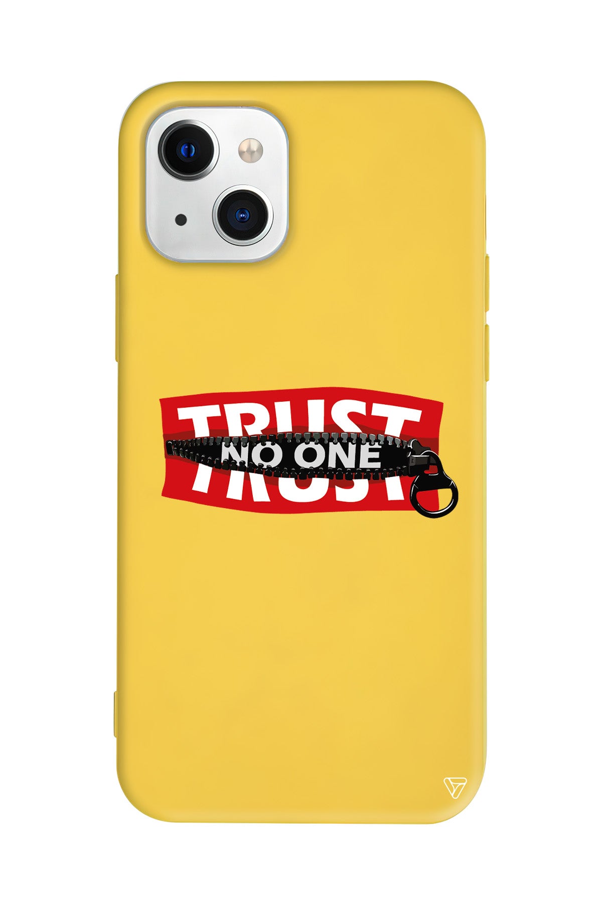 Trust No One Lansman Model İçi Kadife Silikon Telefon Kılıfı – Plus Serisine Özel