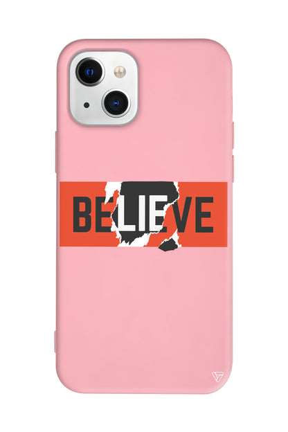 Believe Lansman Model İçi Kadife Silikon Telefon Kılıfı – Plus Serisine Özel