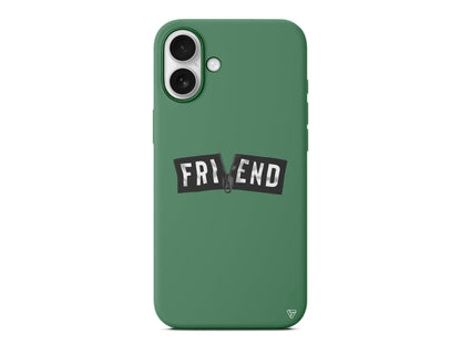 Friend Lansman Model İçi Kadife Silikon Telefon Kılıfı – Plus Serisine Özel