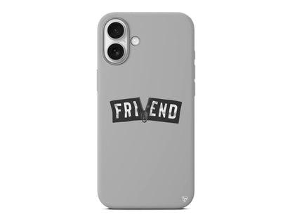 Friend Lansman Model İçi Kadife Silikon Telefon Kılıfı – Plus Serisine Özel