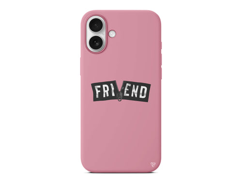 Friend Lansman Model İçi Kadife Silikon Telefon Kılıfı – Plus Serisine Özel