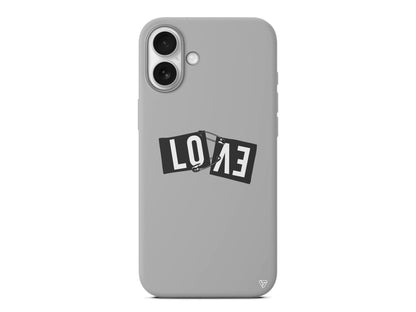 Love Lansman Model İçi Kadife Silikon Telefon Kılıfı – Plus Serisine Özel