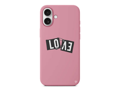 Love Lansman Model İçi Kadife Silikon Telefon Kılıfı – Plus Serisine Özel