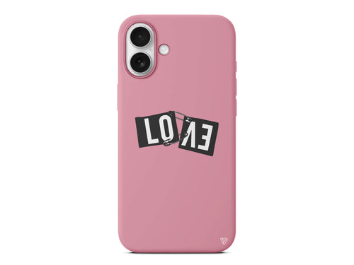 Love Lansman Model İçi Kadife Silikon Telefon Kılıfı – Plus Serisine Özel