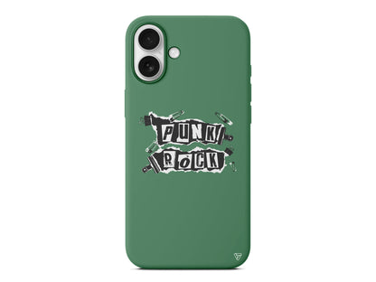 Punk Rock Lansman Model İçi Kadife Silikon Telefon Kılıfı – Plus Serisine Özel