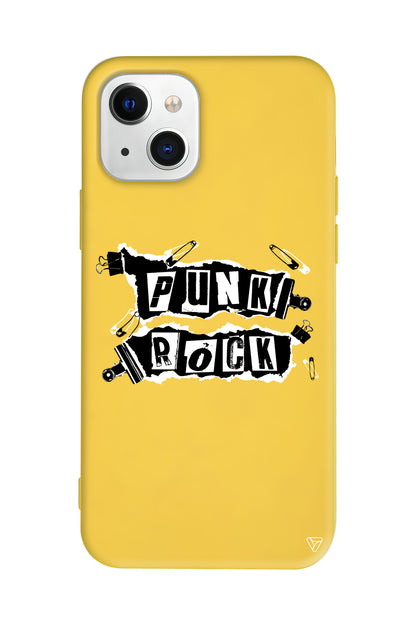 Punk Rock Lansman Model İçi Kadife Silikon Telefon Kılıfı – Plus Serisine Özel