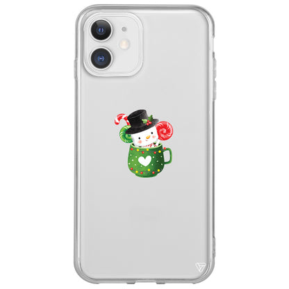 A Cup Of Xmas Lansman Model İçi Kadife Silikon Telefon Kılıfı