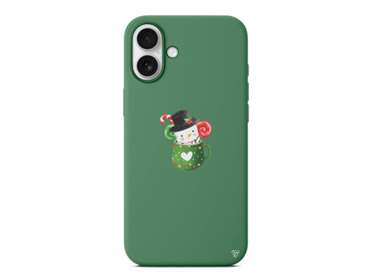 A Cup Of Xmas Lansman Model İçi Kadife Silikon Telefon Kılıfı – Plus Serisine Özel