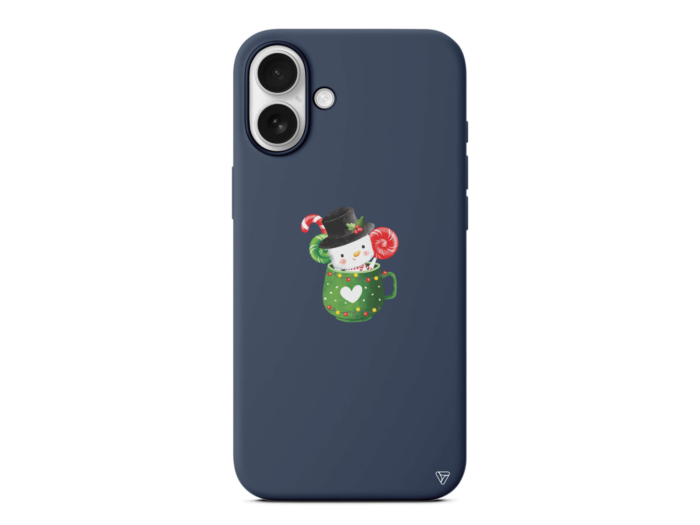 A Cup Of Xmas Lansman Model İçi Kadife Silikon Telefon Kılıfı – Plus Serisine Özel