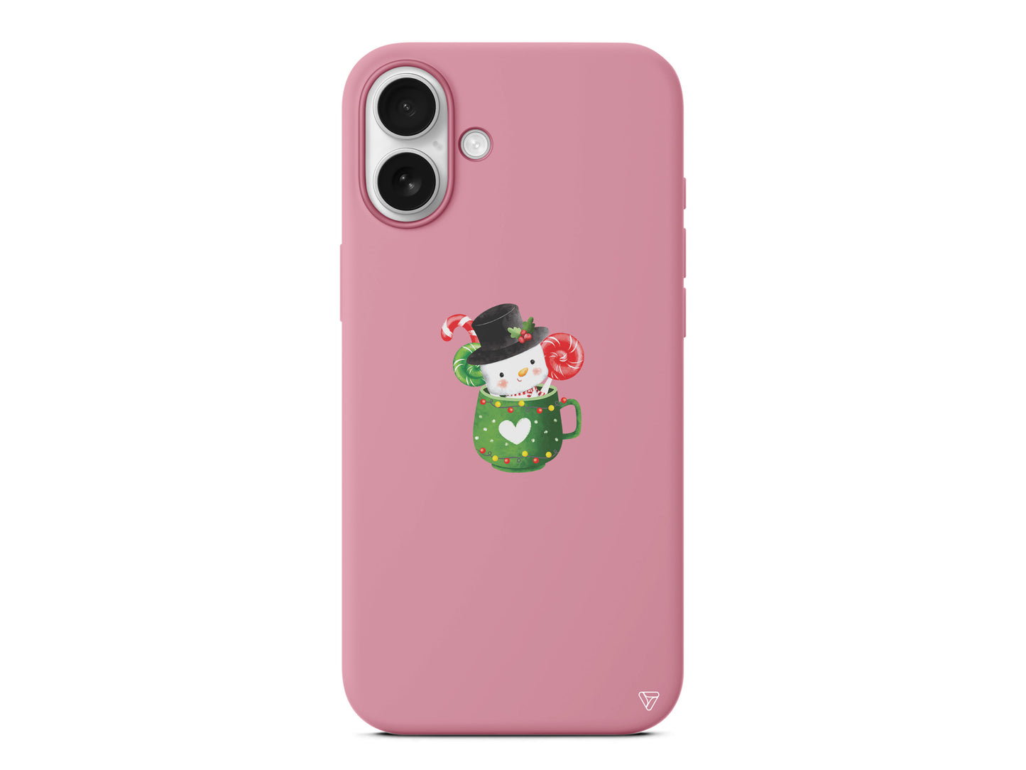 A Cup Of Xmas Lansman Model İçi Kadife Silikon Telefon Kılıfı – Plus Serisine Özel