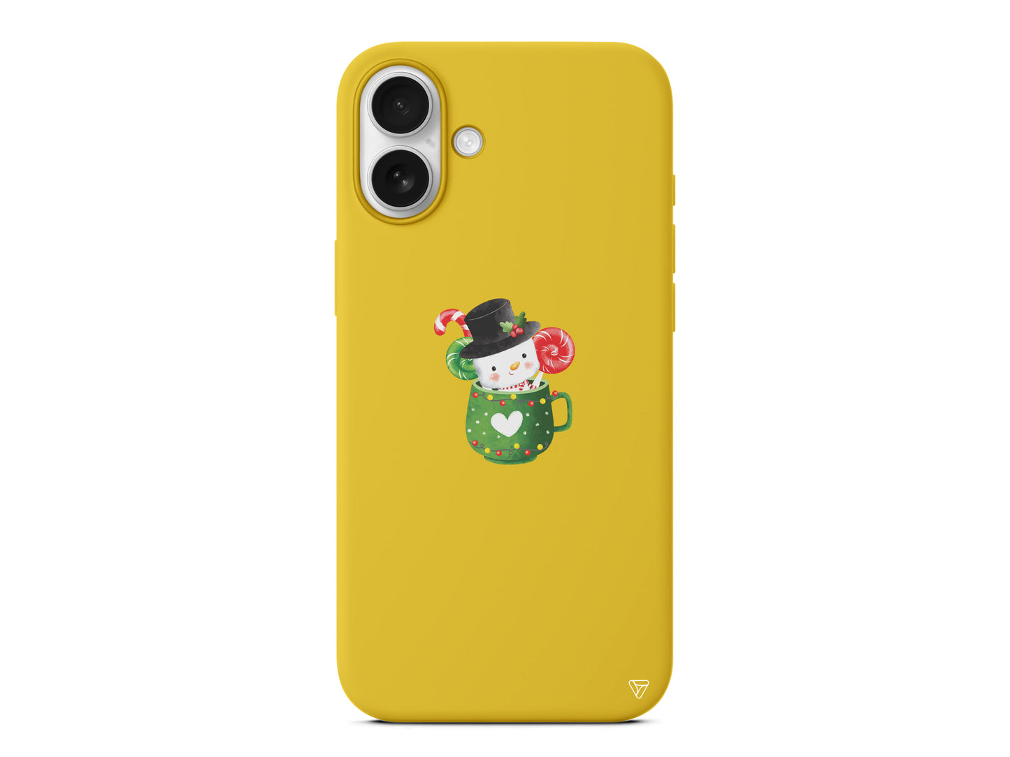 A Cup Of Xmas Lansman Model İçi Kadife Silikon Telefon Kılıfı