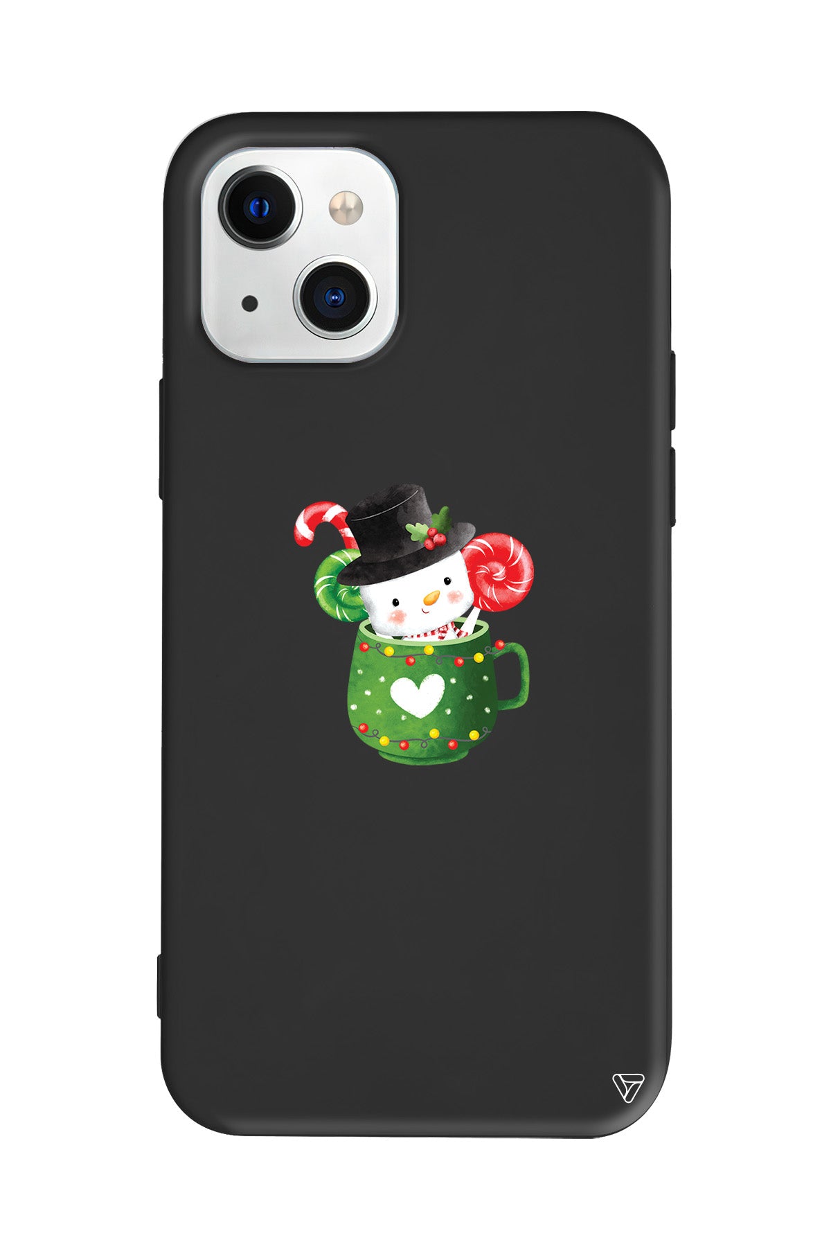 A Cup Of Xmas Lansman Model İçi Kadife Silikon Telefon Kılıfı – Plus Serisine Özel