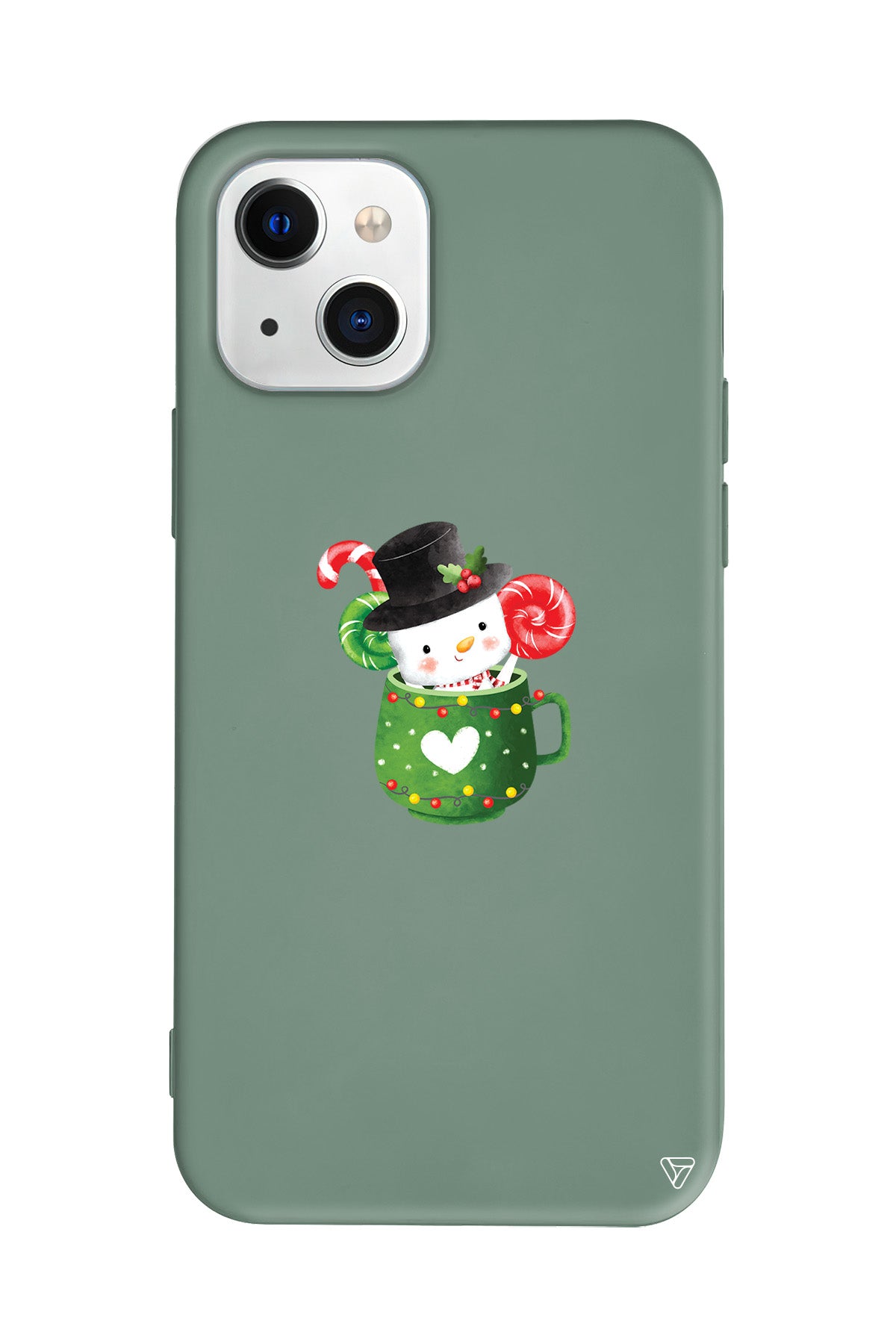 A Cup Of Xmas Lansman Model İçi Kadife Silikon Telefon Kılıfı – Plus Serisine Özel