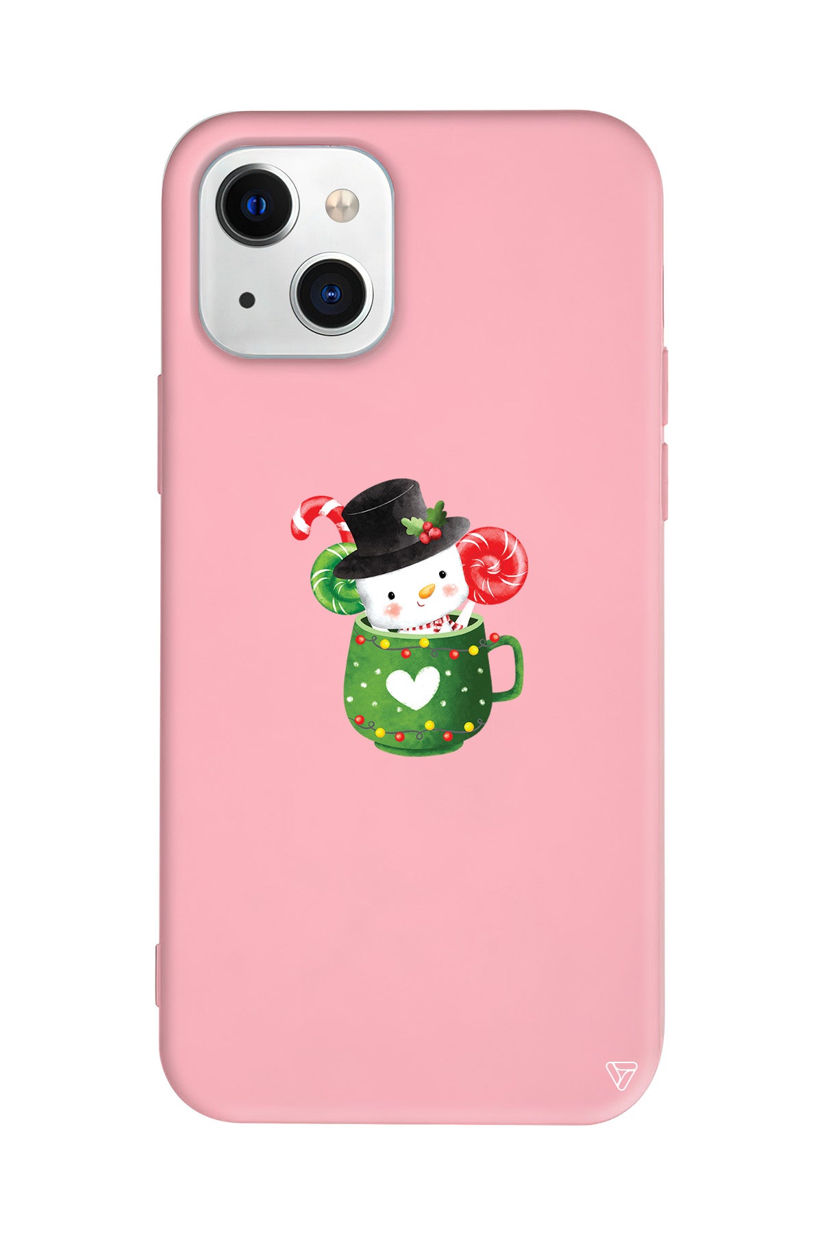 A Cup Of Xmas Lansman Model İçi Kadife Silikon Telefon Kılıfı – Plus Serisine Özel