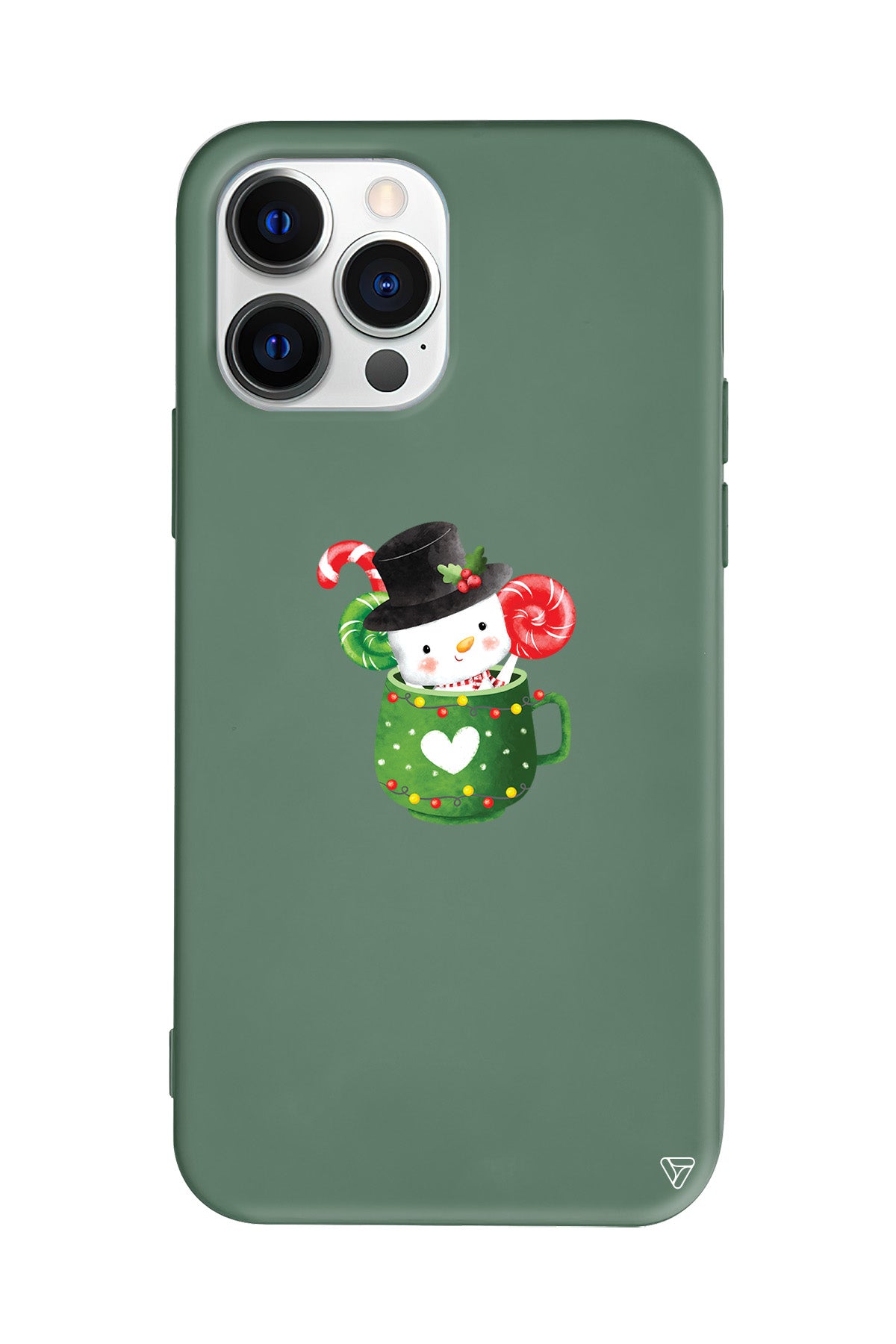 A Cup Of Xmas Lansman Model İçi Kadife Silikon Telefon Kılıfı