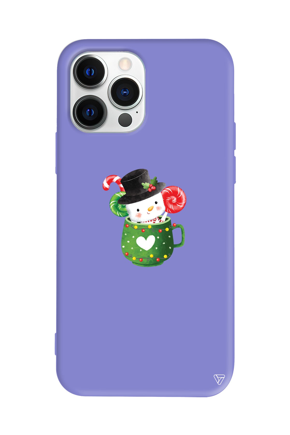 A Cup Of Xmas Lansman Model İçi Kadife Silikon Telefon Kılıfı