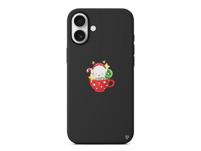 A Cup Of Xmas 2 Lansman Model İçi Kadife Silikon Telefon Kılıfı – Plus Serisine Özel