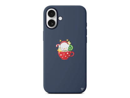 A Cup Of Xmas 2 Lansman Model İçi Kadife Silikon Telefon Kılıfı – Plus Serisine Özel