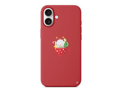 A Cup Of Xmas 2 Lansman Model İçi Kadife Silikon Telefon Kılıfı – Plus Serisine Özel