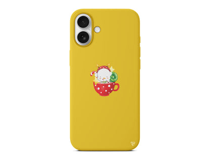 A Cup Of Xmas 2 Lansman Model İçi Kadife Silikon Telefon Kılıfı – Plus Serisine Özel