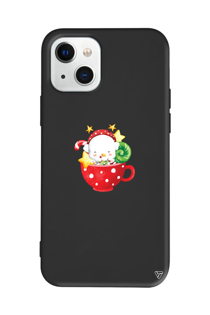A Cup Of Xmas 2 Lansman Model İçi Kadife Silikon Telefon Kılıfı – Plus Serisine Özel