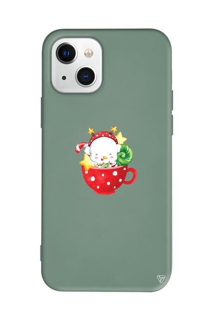 A Cup Of Xmas 2 Lansman Model İçi Kadife Silikon Telefon Kılıfı – Plus Serisine Özel