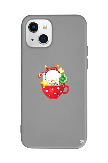 A Cup Of Xmas 2 Lansman Model İçi Kadife Silikon Telefon Kılıfı – Plus Serisine Özel