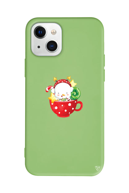 A Cup Of Xmas 2 Lansman Model İçi Kadife Silikon Telefon Kılıfı – Plus Serisine Özel