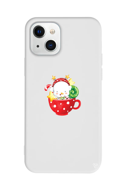 A Cup Of Xmas 2 Lansman Model İçi Kadife Silikon Telefon Kılıfı – Plus Serisine Özel