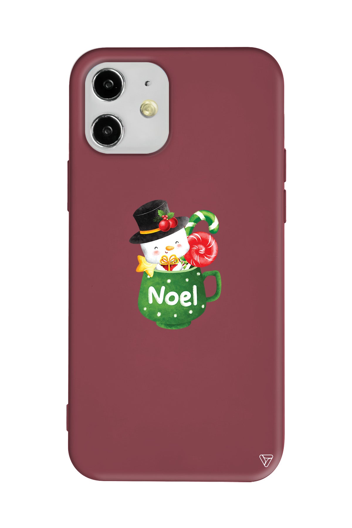 A Cup Of Xmas 3 Lansman Model İçi Kadife Silikon Telefon Kılıfı