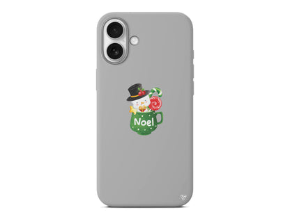 A Cup Of Xmas 3 Lansman Model İçi Kadife Silikon Telefon Kılıfı – Plus Serisine Özel