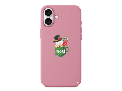 A Cup Of Xmas 3 Lansman Model İçi Kadife Silikon Telefon Kılıfı – Plus Serisine Özel