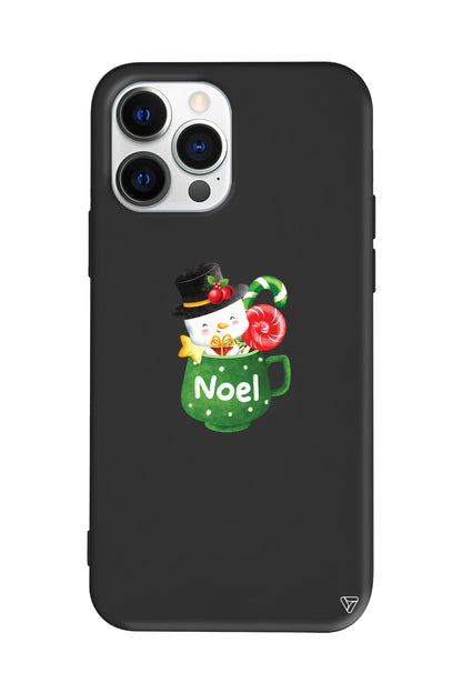 A Cup Of Xmas 3 Lansman Model İçi Kadife Silikon Telefon Kılıfı