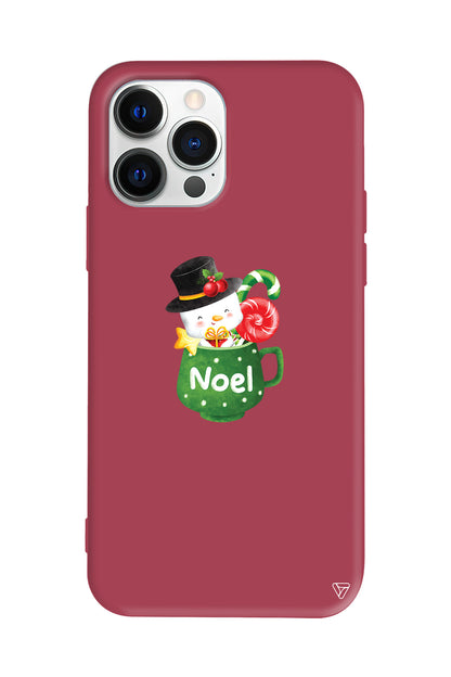 A Cup Of Xmas 3 Lansman Model İçi Kadife Silikon Telefon Kılıfı