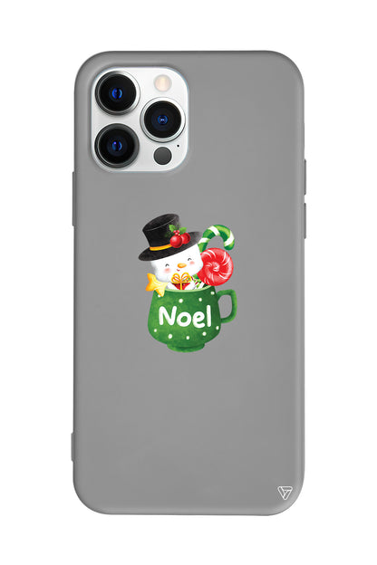 A Cup Of Xmas 3 Lansman Model İçi Kadife Silikon Telefon Kılıfı