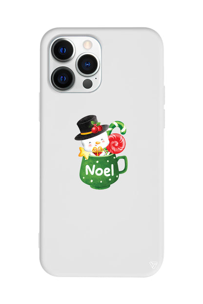 A Cup Of Xmas 3 Lansman Model İçi Kadife Silikon Telefon Kılıfı