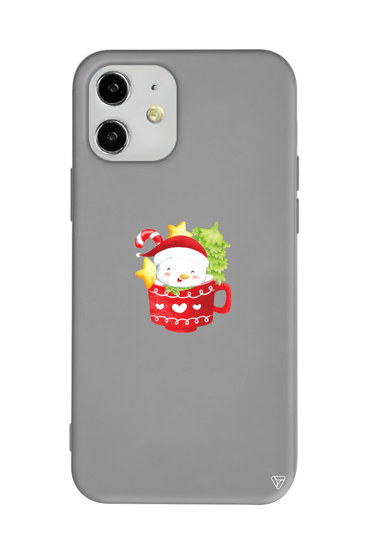 A Cup Of Xmas 4 Lansman Model İçi Kadife Silikon Telefon Kılıfı