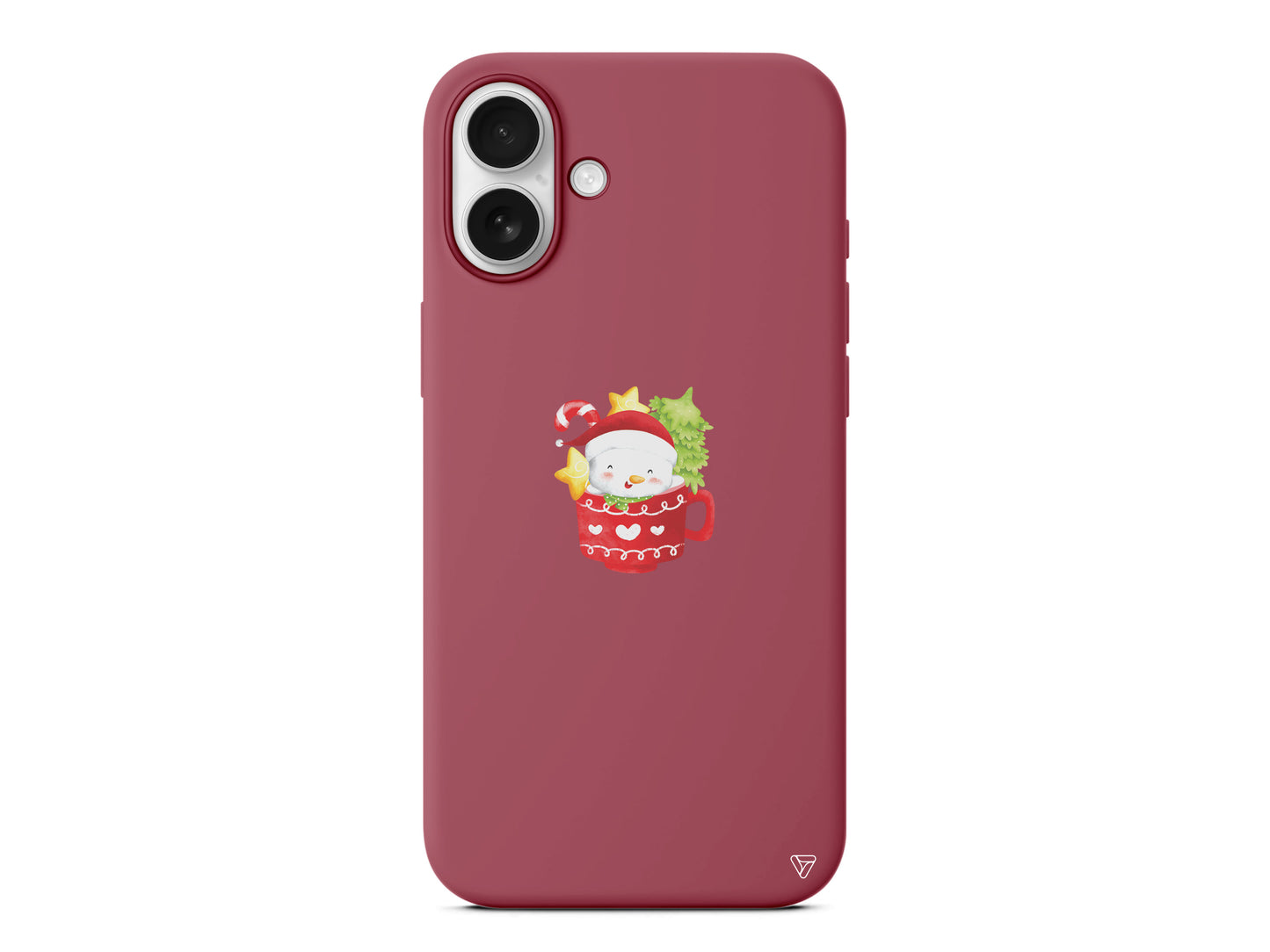 A Cup Of Xmas 4 Lansman Model İçi Kadife Silikon Telefon Kılıfı – Plus Serisine Özel