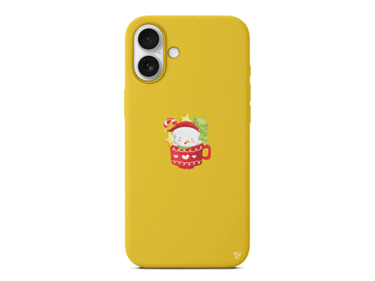 A Cup Of Xmas 4 Lansman Model İçi Kadife Silikon Telefon Kılıfı – Plus Serisine Özel