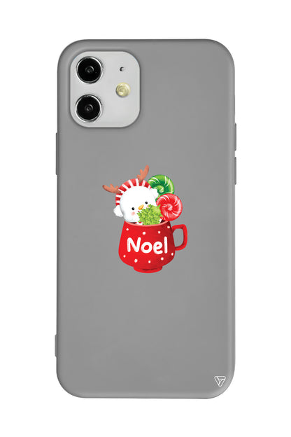 A Cup Of Xmas 5 Lansman Model İçi Kadife Silikon Telefon Kılıfı