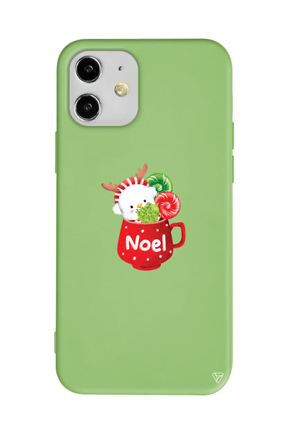 A Cup Of Xmas 5 Lansman Model İçi Kadife Silikon Telefon Kılıfı