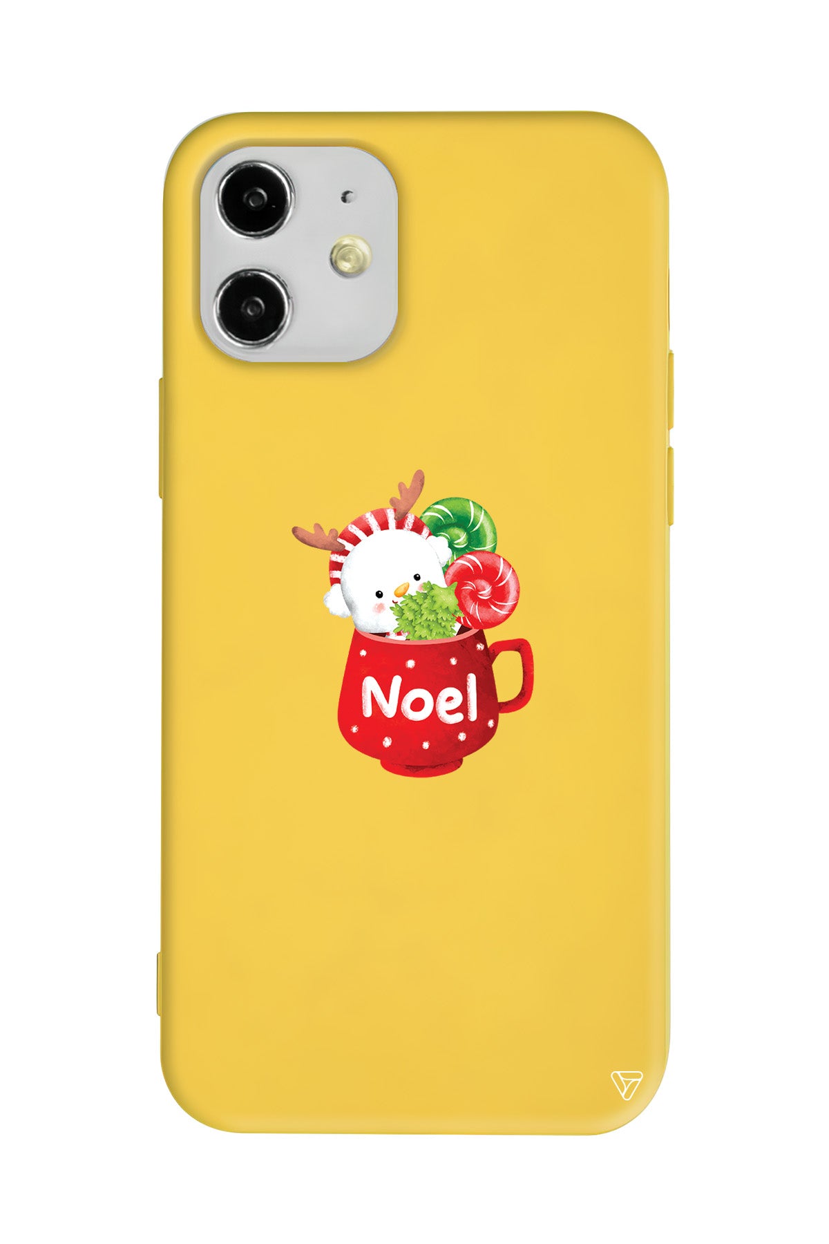 A Cup Of Xmas 5 Lansman Model İçi Kadife Silikon Telefon Kılıfı