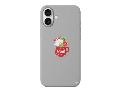 A Cup Of Xmas 5 Lansman Model İçi Kadife Silikon Telefon Kılıfı – Plus Serisine Özel