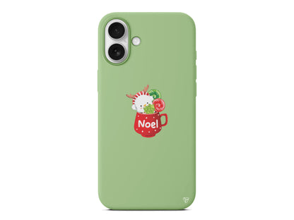 A Cup Of Xmas 5 Lansman Model İçi Kadife Silikon Telefon Kılıfı – Plus Serisine Özel