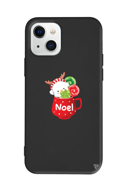 A Cup Of Xmas 5 Lansman Model İçi Kadife Silikon Telefon Kılıfı – Plus Serisine Özel
