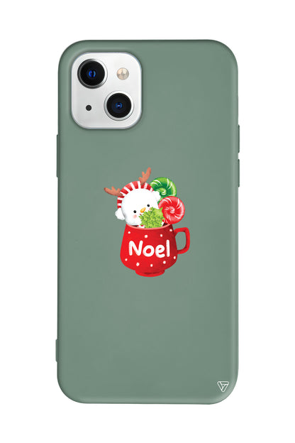 A Cup Of Xmas 5 Lansman Model İçi Kadife Silikon Telefon Kılıfı – Plus Serisine Özel