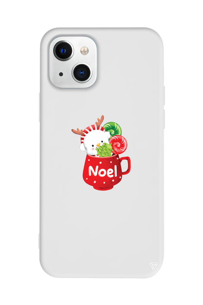 A Cup Of Xmas 5 Lansman Model İçi Kadife Silikon Telefon Kılıfı