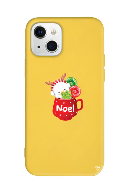 A Cup Of Xmas 5 Lansman Model İçi Kadife Silikon Telefon Kılıfı – Plus Serisine Özel