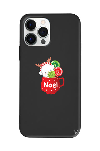 A Cup Of Xmas 5 Lansman Model İçi Kadife Silikon Telefon Kılıfı