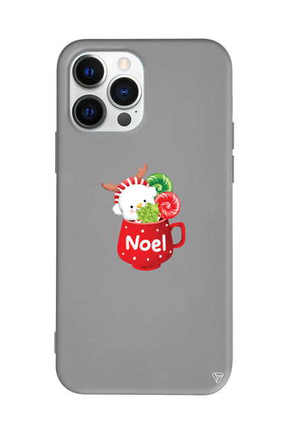 A Cup Of Xmas 5 Lansman Model İçi Kadife Silikon Telefon Kılıfı